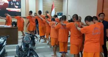 Akhir Tahun 2025, Polres Kediri Tangkap Enam Residivis