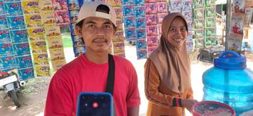 Libur Nataru Dongkrak Pendapatan PKL Candi Tegowangi 