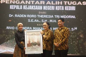 Mbak Vinanda Apresiasi Kepemimpinan Kajari Kota Kediri