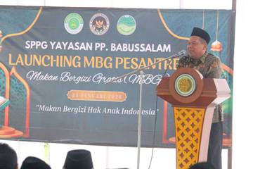 Wabup Jombang Resmikan SPPG Babusalam