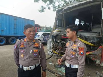 ​Satlantas Polres Kediri Kota Tindak Tegas Bus Ugal-Ugalan