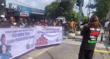FRMJ Jombang Dukung Polri di Bawah Presiden