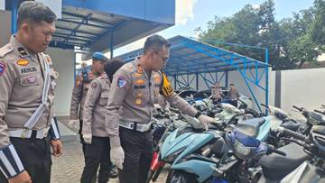 Balap Liar, Satlantas Polres Kediri Gerebek Sekelompok Remaja
