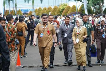 ​Hadiri Rakornas, Bupati Kediri Dukung Swasembada Pangan