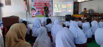 Cegah Kenakalan Remaja, SDN di Kediri Gaungkan Sekolah Anti Narkoba