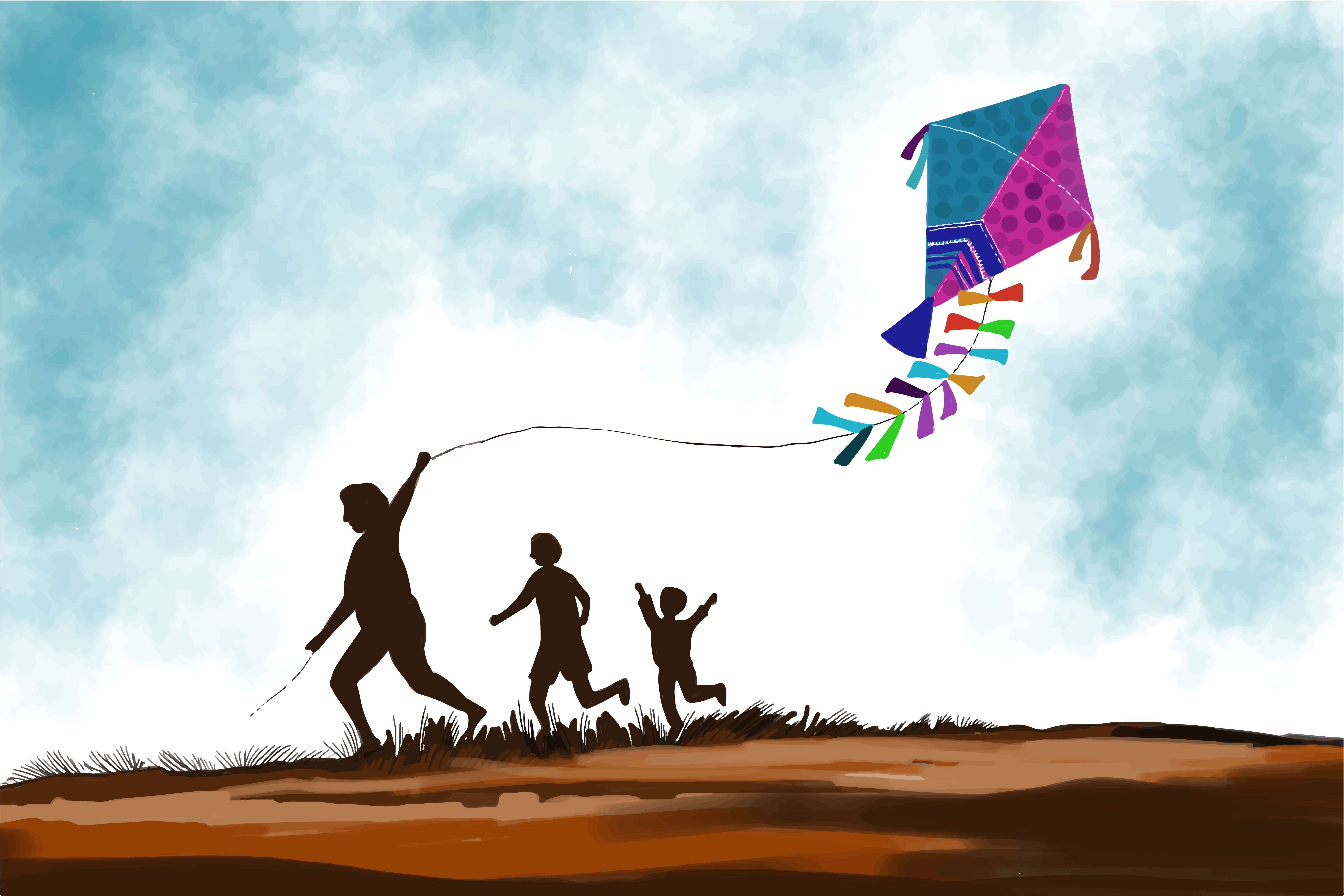 Menikmati Langit dan Angin, Serunya Bermain Layang Layang - RRI.co.id