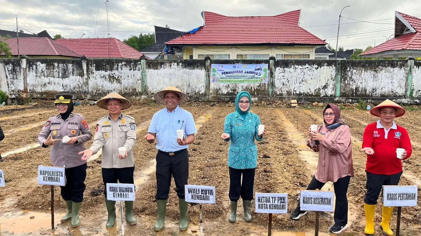 Tanam Jagung Pulut Upaya Pemkot Perkuat Ketahan Pangan
