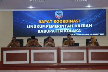 Bupati Kolaka Pimpin Rapat Koordinasi Lingkup Pemda Kolaka 