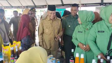 Pemkab Butur Bersama Kodim 1429 Gelar Bazar Murah 