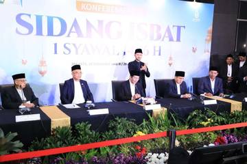 Pemerintah Tetapkan 1 Syawal 1446 H, 31 Maret 2025