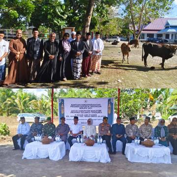 Sapi Kurban Presiden dan Pemkab Wakatobi Resmi Diserahkan