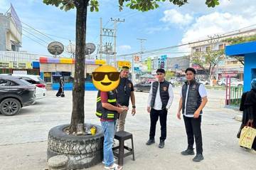 Satgas Gakkum Bina Juru Parkir Swalayan Marina Kendari