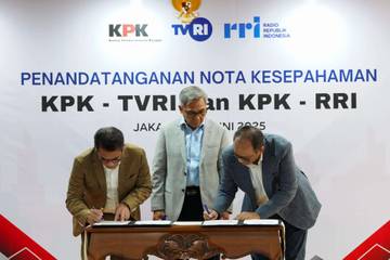KPK Gandeng RRI dan TVRI Perkuat Pencegahan Korupsi