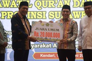 Kabupaten Kolaka Raih Juara Umum STQH ke-28