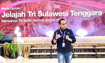 Tri Merambah Lebih Cepat dan Luas di Sultra