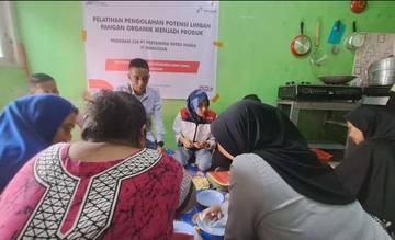 Pertamina Sulawesi Latih UMKM Pengolah Limbah Kulit Semangka