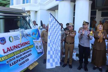 Pemkab Kolaka Resmi Launching Penyaluran Bantuan Pangan.