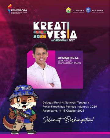 Pemuda Wakatobi Wakili Sultra di Kreativesia 2025