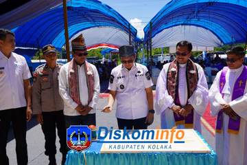 Bupati Kolaka Resmikan Gedung Gereja Kibaid Jemaat Polenga 