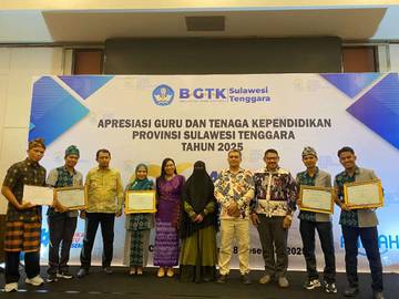 Daftar 33 Pemenang Apresiasi GTK Sultra 2025