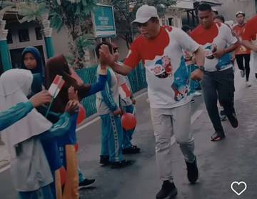 Aksi Wagub Hugua di Wakatobi Half Marathon 2025