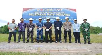  Gubernur Sultra Resmikan Pembangunan  SPPG di Lanud Haluoleo