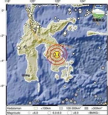 Gempa Berkekuatan 2.1 Guncang Wilayah Konawe Utara