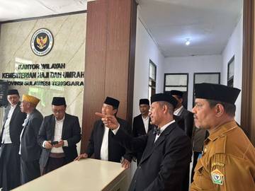 Kantor Kemenhaju Sultra Dukung Layanan Jamaah