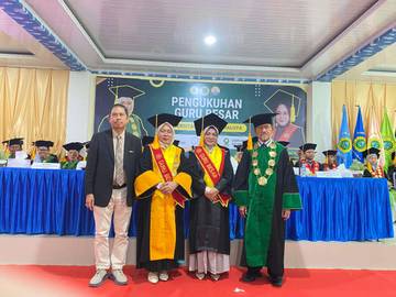 LLDikti Sultanbatara Apresiasi Pengukuhan Guru Besar UMW Kendari