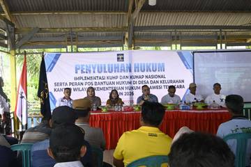 Kemenkum Sultra Gelar Penyuluhan KUHP Nasional di Toronipa