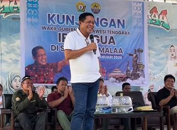 Wagub Hugua Tinjau Pembangunan Gedung SMAN 1 Pomalaa