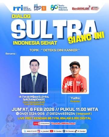 Dialog Indonesia Sehat RRI:  Pencegahan Dini Kanker