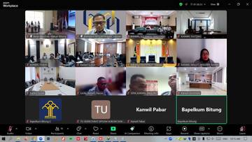 Kemenkum Sultra Ikuti Pembukaan Pelatihan Transformasi Digital