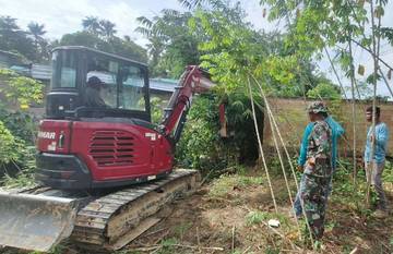 TMMD ke-127, Kodim/1417 Kendari Bangun Drainase di Anggoeya