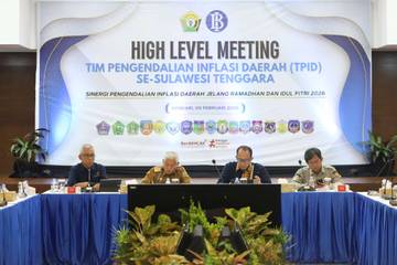 BI Sultra Fasilitasi High Level Meeting TPID Sultra 