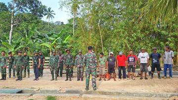 Satgas TMMD Kodim 1417/Kendari Gelar Apel Bersama Warga