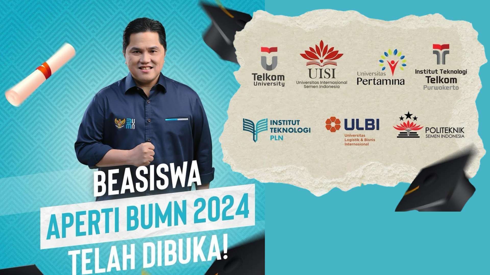 Segera Daftar, Beasiswa Aperti BUMN 2024 