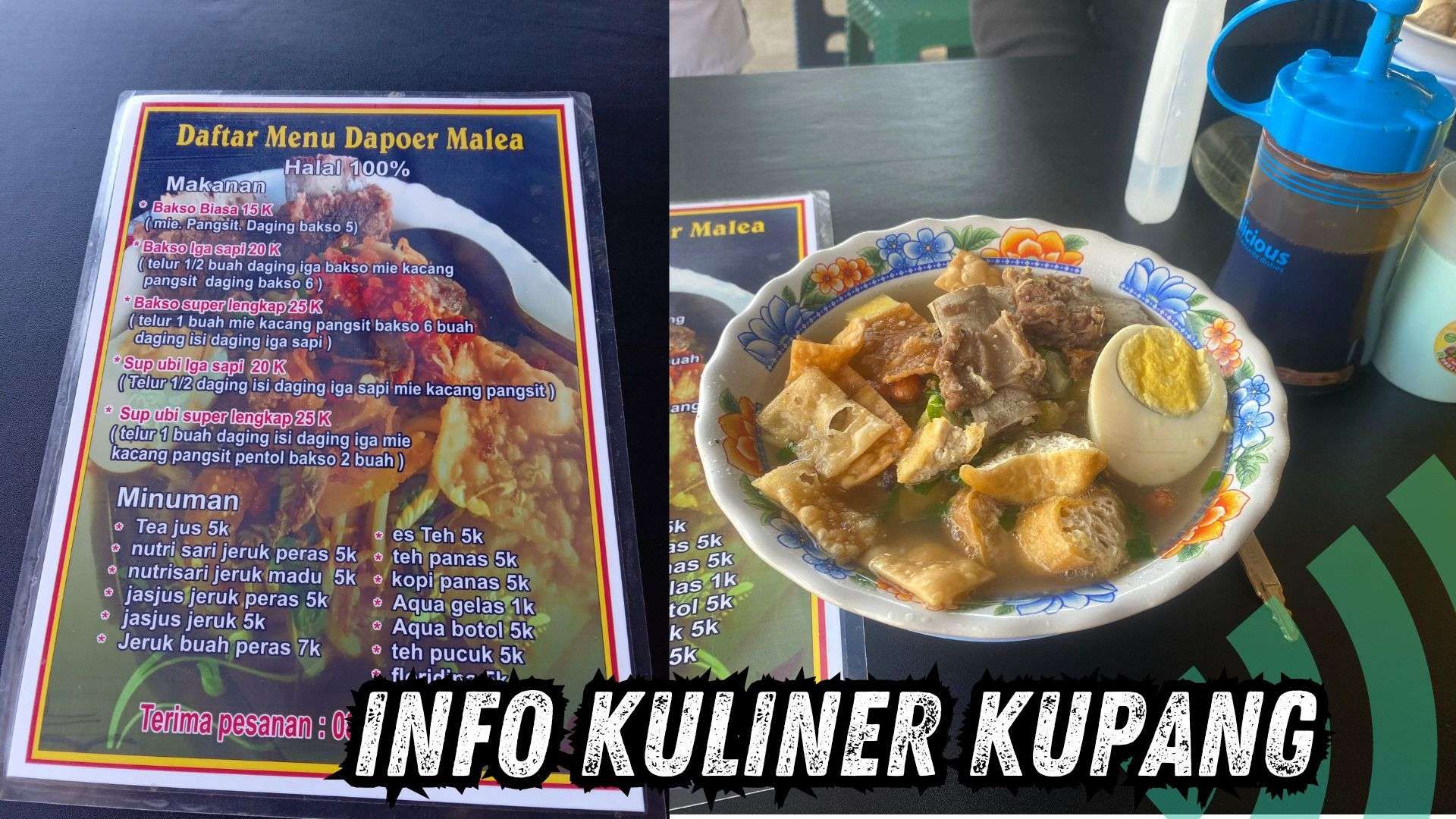 Sup Ubi Iga Sapi, Menu Andalan Dapoer Malea