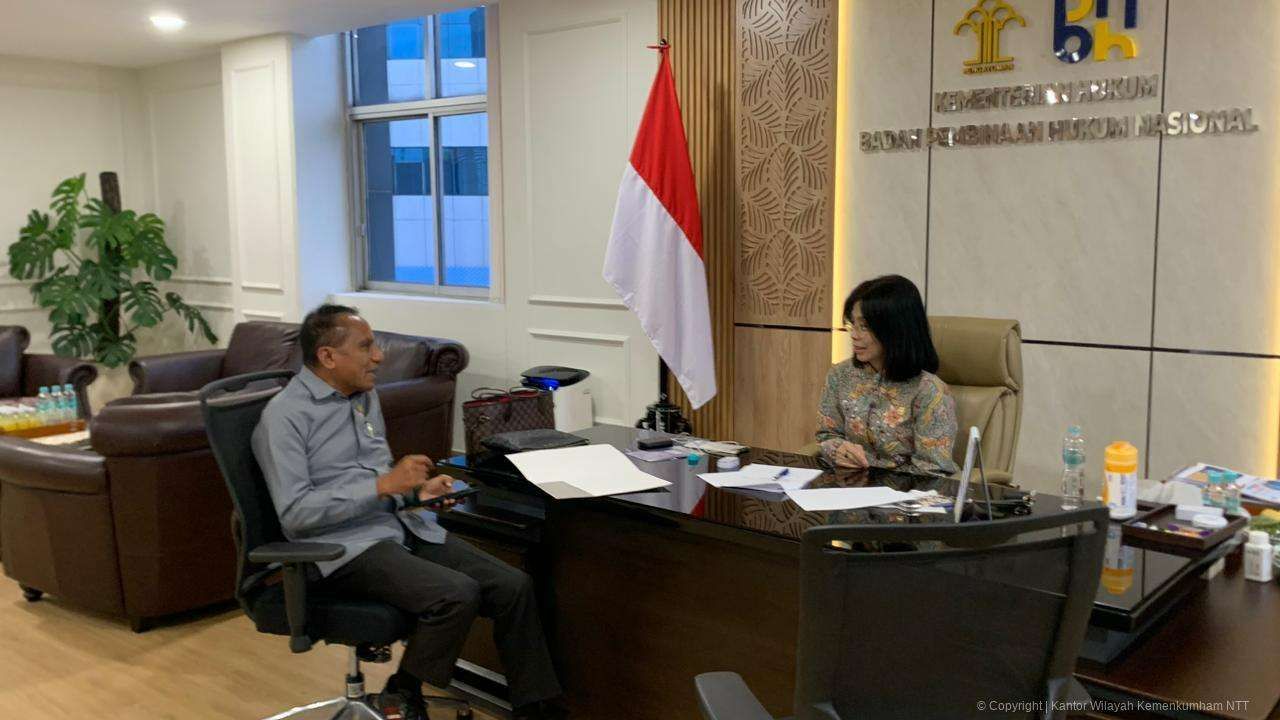 Kakanwil Kemenkum NTT Lakukan Koordinasi Bersama Kepala BPHN