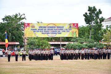 Sebanyak 631 anggota Polri dan ASN Polda NTT Naik Pangkat