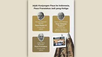 Paus Fransiskus Jadi Paus Ketiga yang Kunjungi Indonesia