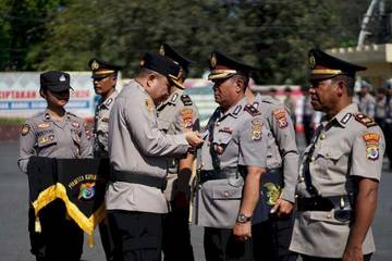 Sejumlah PJU Polresta Kupang Kota di Mutasi