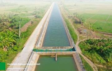 Irigasi Kunci Penting Menuju Swasembada Pangan 2025