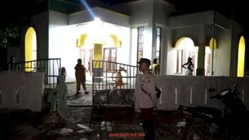 Patroli dan Pengamanan Sholat Tarawih di Masjid Batutua