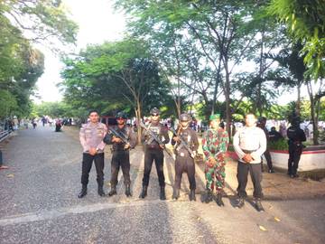 Kodim 1601/Sumba Timur Bersinergi Amankan Idul Fitri 1446 H