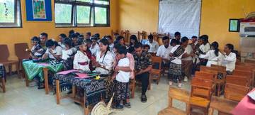 Tangis Haru Iringi Perpisahan PAUD Kasih Sanggaoen