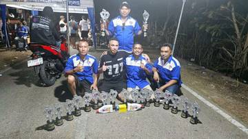 Gerald Stecu Borong 19 Piala Drag Bike 2025