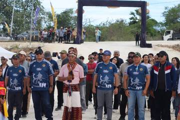 Bupati Kupang Resmikan Turnamen Lazarus Laiskodat Memorial Cup