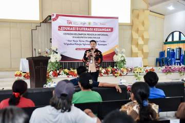 OJK NTT Edukasi Pekerja Informal Di Sabu Raijua