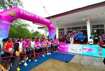 Bupati Rote Ndao Lepas Peserta Fun Run